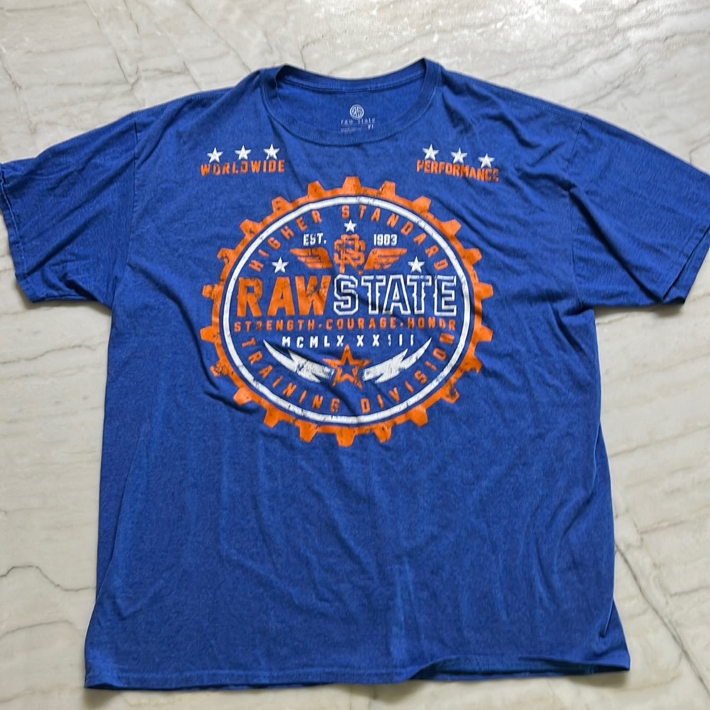 RAW STATE mens t shirt size XL